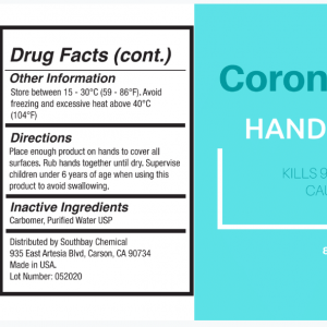 Coronatizer Hand Sanitizer