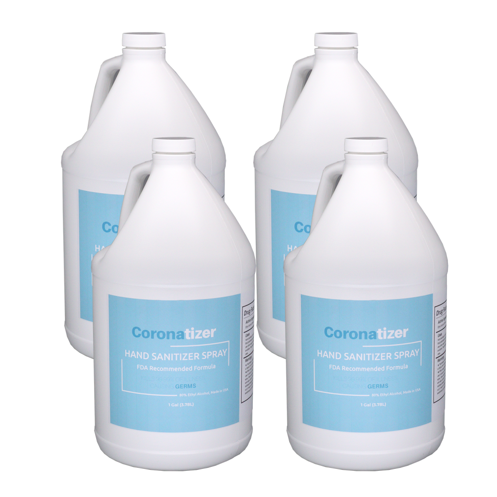 Coronatizer Alcohol Spray - 4 Gallons - Hand Sanitizer In Bulk